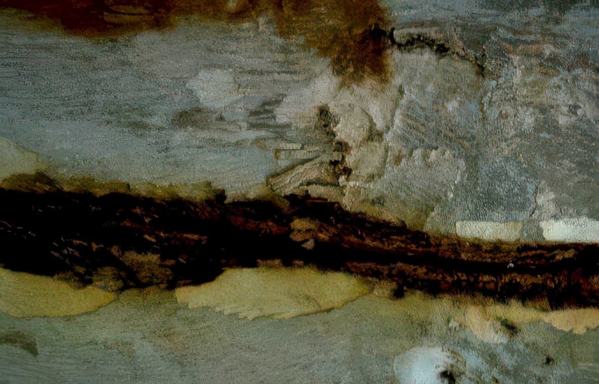 fossilized wood branch Vintage A4 Photo Print
