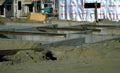 foundation framing concrete Vintage A4 Photo Print