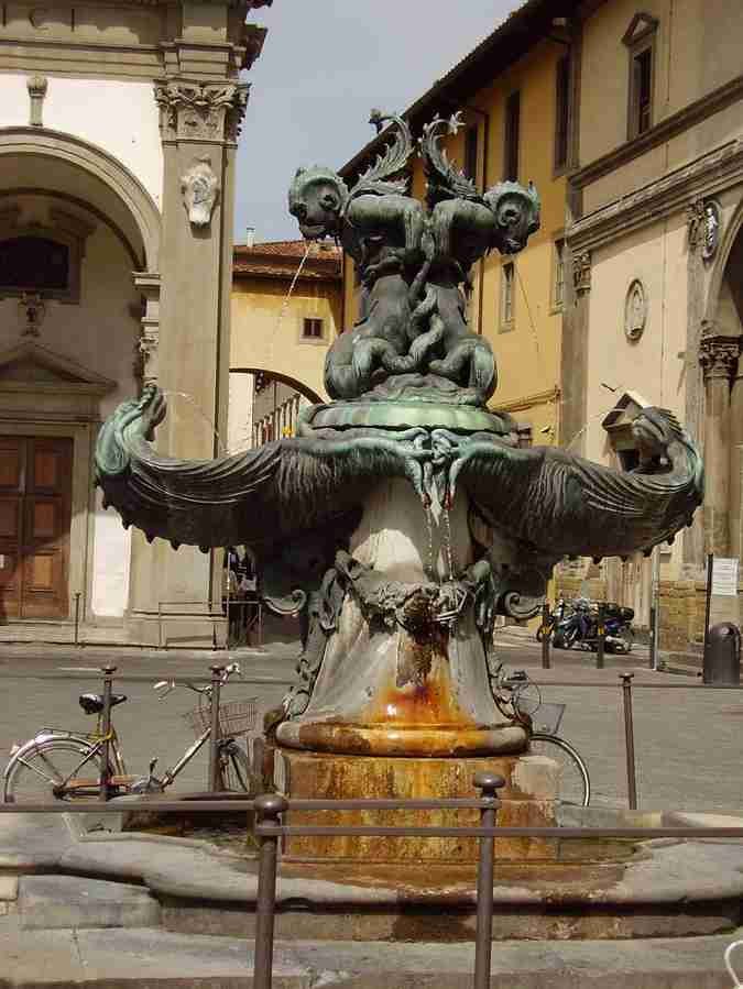 fountain 6 Art A4 Photo Print