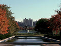 fountain skyline autumn1980s 1990s A4 Photo Print