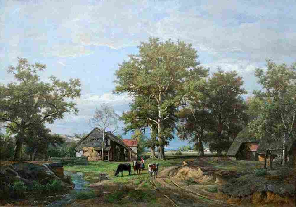 fourmois life on the farm Art A4 Photo Print