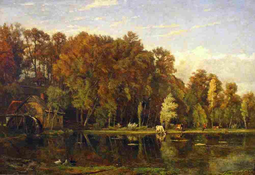 fourmois the pond Art A4 Photo Print