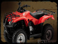 fourtrax recon A4 Photo Print Motorbike Vintage Aged