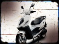 fox KRC A4 Photo Print Motorbike Vintage Aged