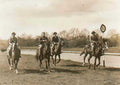 fox hunt riders Vintage world war A4 Photo Print