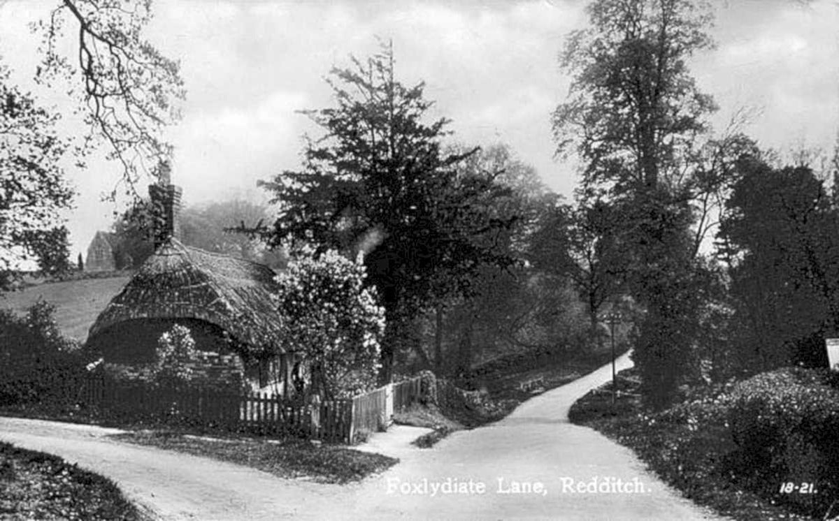 foxlydiate lane redditchVintage 1880s 1900s A4 Photo Print