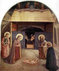 fra Nativity Art A4 Photo Print