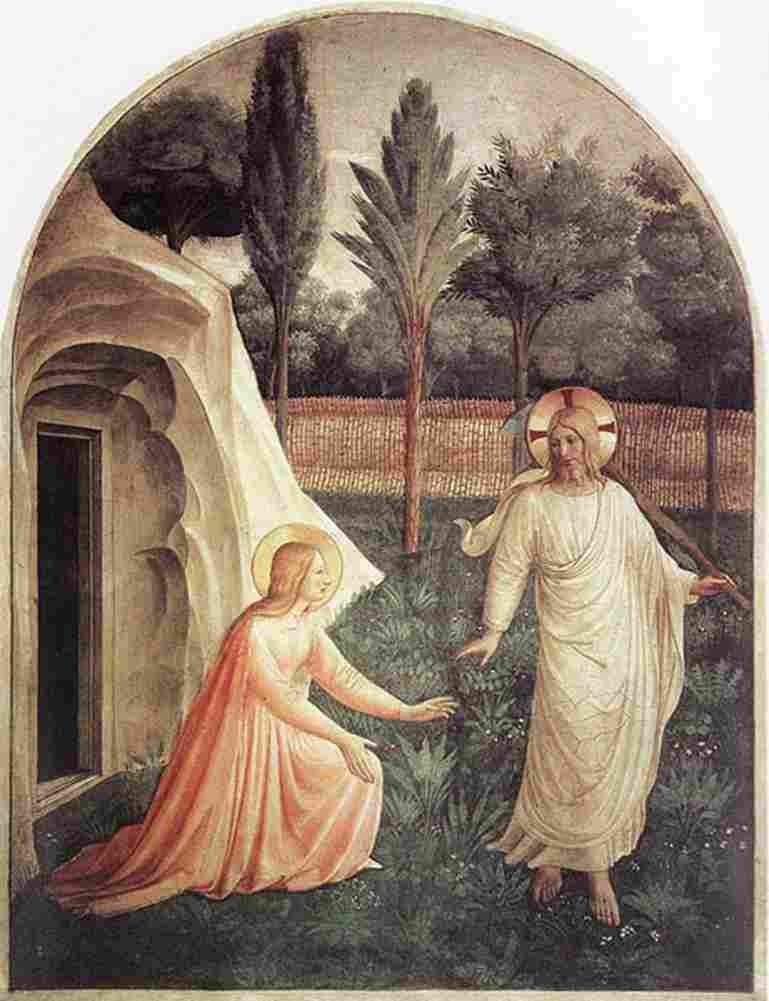 fra Noli Me Tangere Art A4 Photo Print