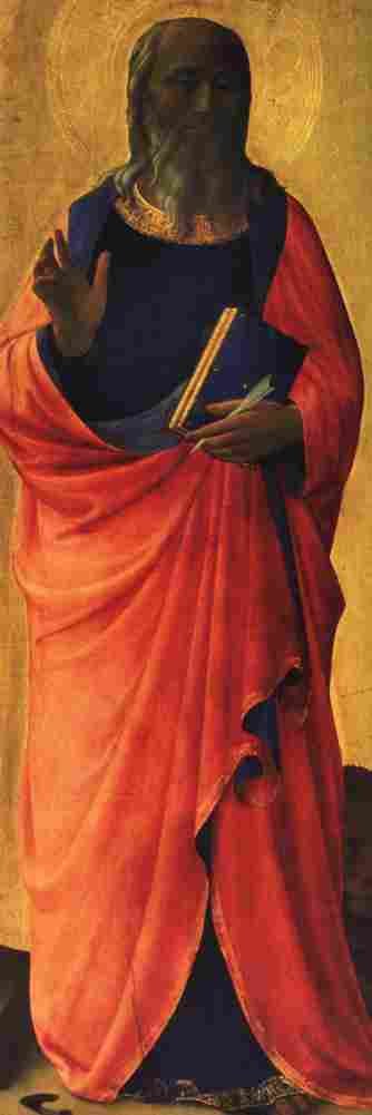 fra angelico linaioli tabernacle saint john the evangelist Art A4 Photo Print