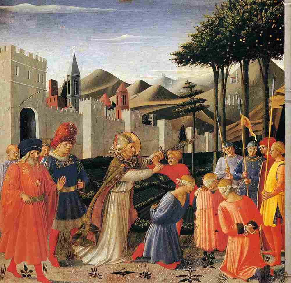 fra angelico the liberation of three innocents Art A4 Photo Print