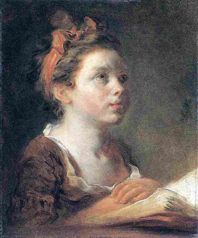 frag A Young Scholar Art A4 Photo Print