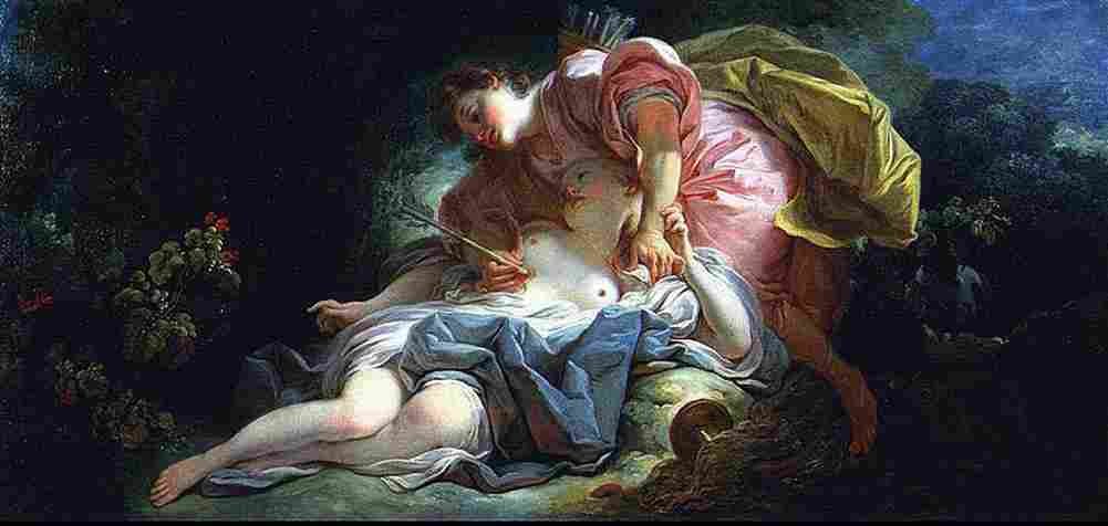 frag Cephalus and Procris Art A4 Photo Print