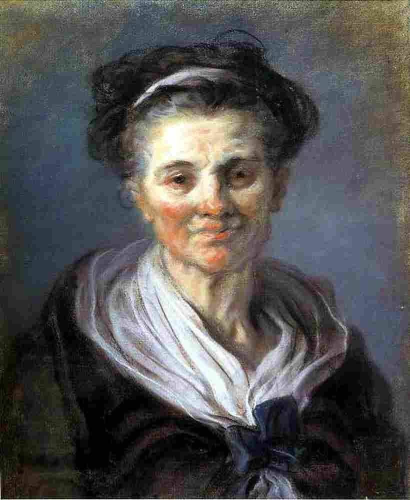 frag Old Woman Art A4 Photo Print