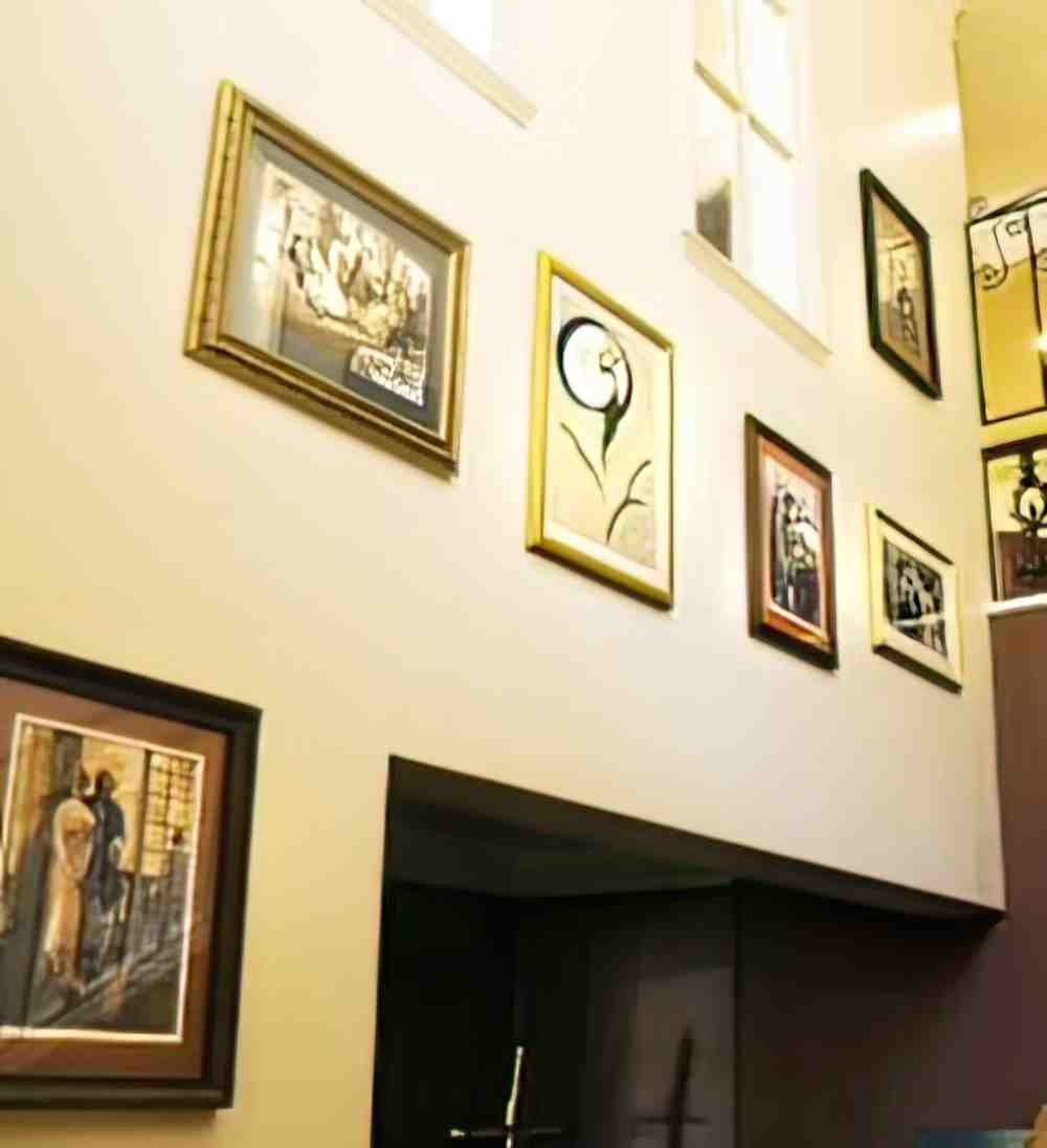 framed pictures stairs Advert A4 Photo Print