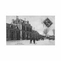 france argentan 61 la gare vue exterieure ed e roussel Vintage A4 Photo Print