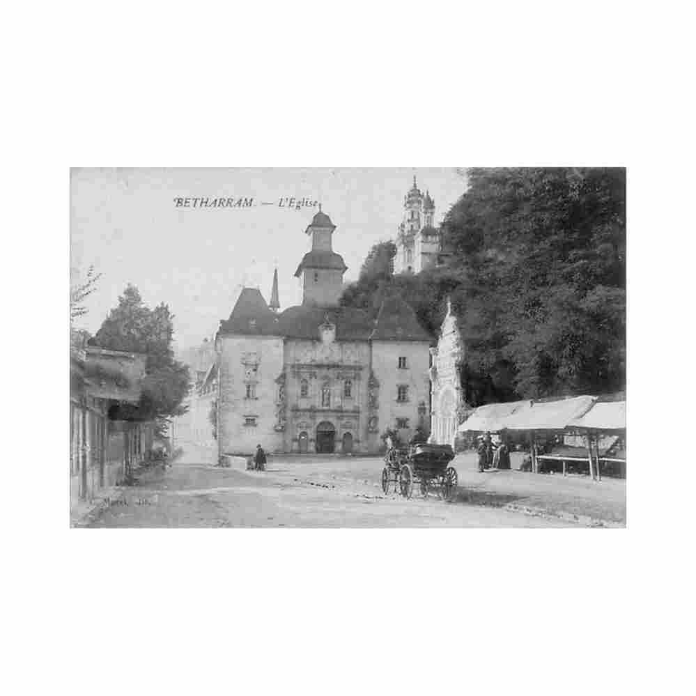 france betharam 64 l eglise ed c morel Vintage A4 Photo Print