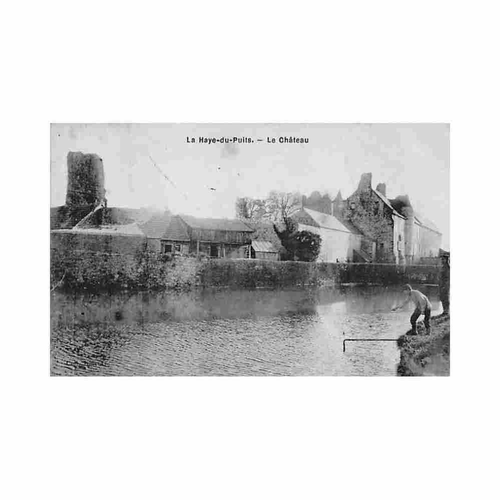 france la haye du puits 50 le chateau ed jolivet Vintage A4 Photo Print