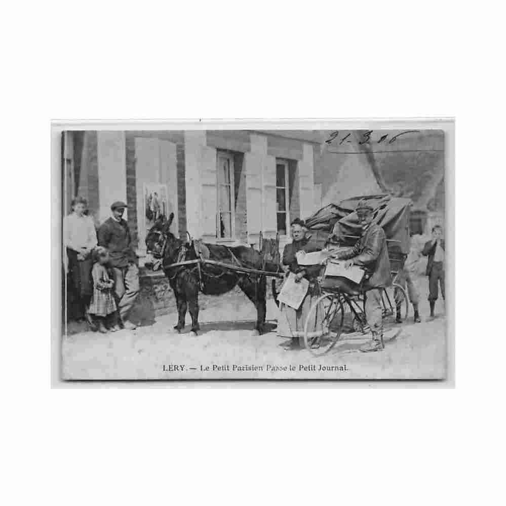 france lery 27 livreur de journaux le petit parisien passe le petit journal ed inconnu Vintage A4 Photo Print