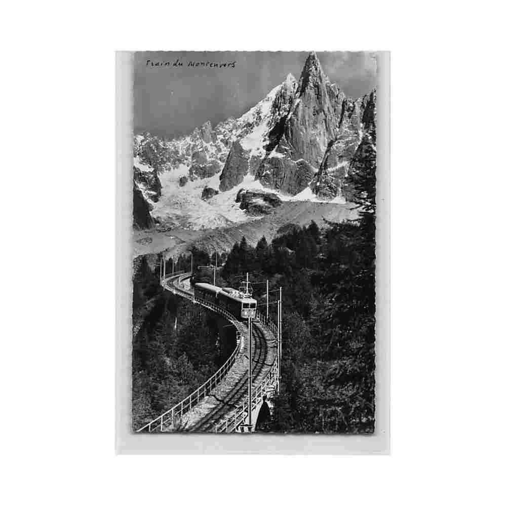 france massif du mont blanc 74 le train du montenvers ed cellard 15348 Vintage A4 Photo Print