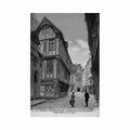 france rouen 76 rue saint romain ed eld e le deley 76 Vintage A4 Photo Print