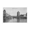france strasbourg pont couvert ed maison des magasins reunis edit nancy Vintage A4 Photo Print