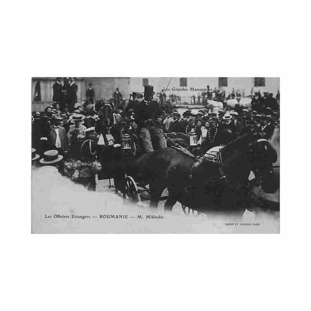 france the manoeuvres of the french army m miclesco france the manoeuvres of the french army m miclesco romanian mili Vintage A4 Photo Print