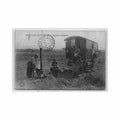 france tours 37 les petits metiers de la rue vanniers ambulants gitans Vintage A4 Photo Print