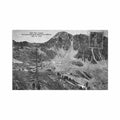 france valle roia 06 versante nord oueste della rocca d abissa Vintage A4 Photo Print