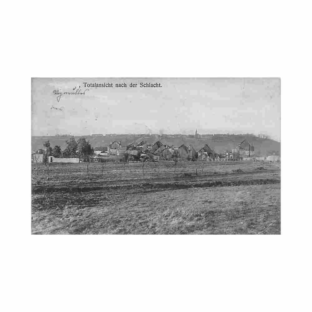 france vigneulles les hattonchatel 55 1915 vue generale apres la bataille totalansicht nach der schlacht Vintage A4 Photo Print