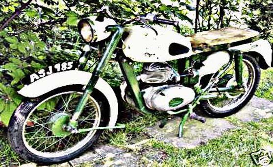 frances barnett light cruiser motorbike A4 Photo Print