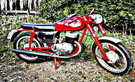 francis barnett (2) motorbike A4 Photo Print