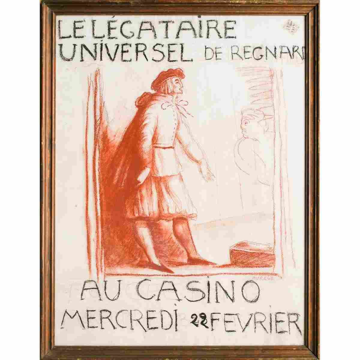 francois barraud aurele barraud le legataire universel 1922 4 Advert A4 Photo Print