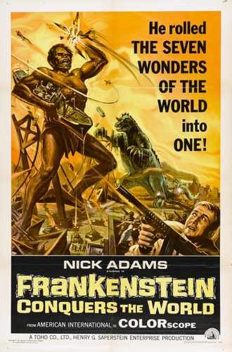 frankenstein conquers the world  02 film star poster A4 Photo Print