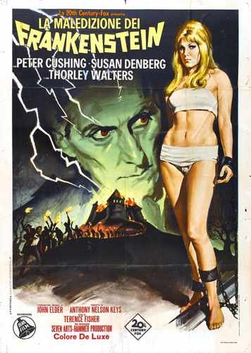 frankenstein created woman  02 film star poster A4 Photo Print