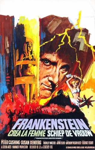 frankenstein created woman  06 film star poster A4 Photo Print