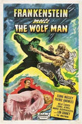 frankenstein meets wolf man  02 film star poster A4 Photo Print