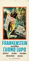 frankenstein meets wolf man  05 film star poster A4 Photo Print