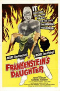 frankensteins daughter  01 film star poster A4 Photo Print