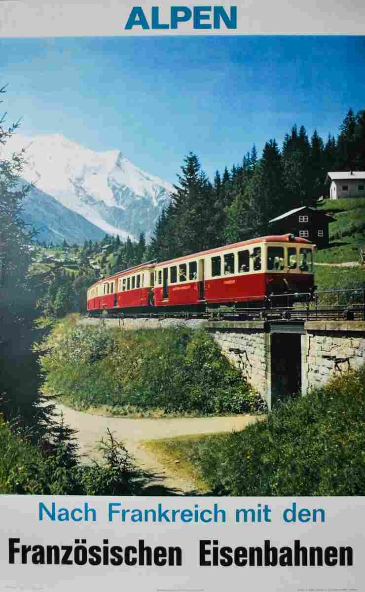 franzoesische eisenbahnen mg lafontant 1966 4 Advert A4 Photo Print