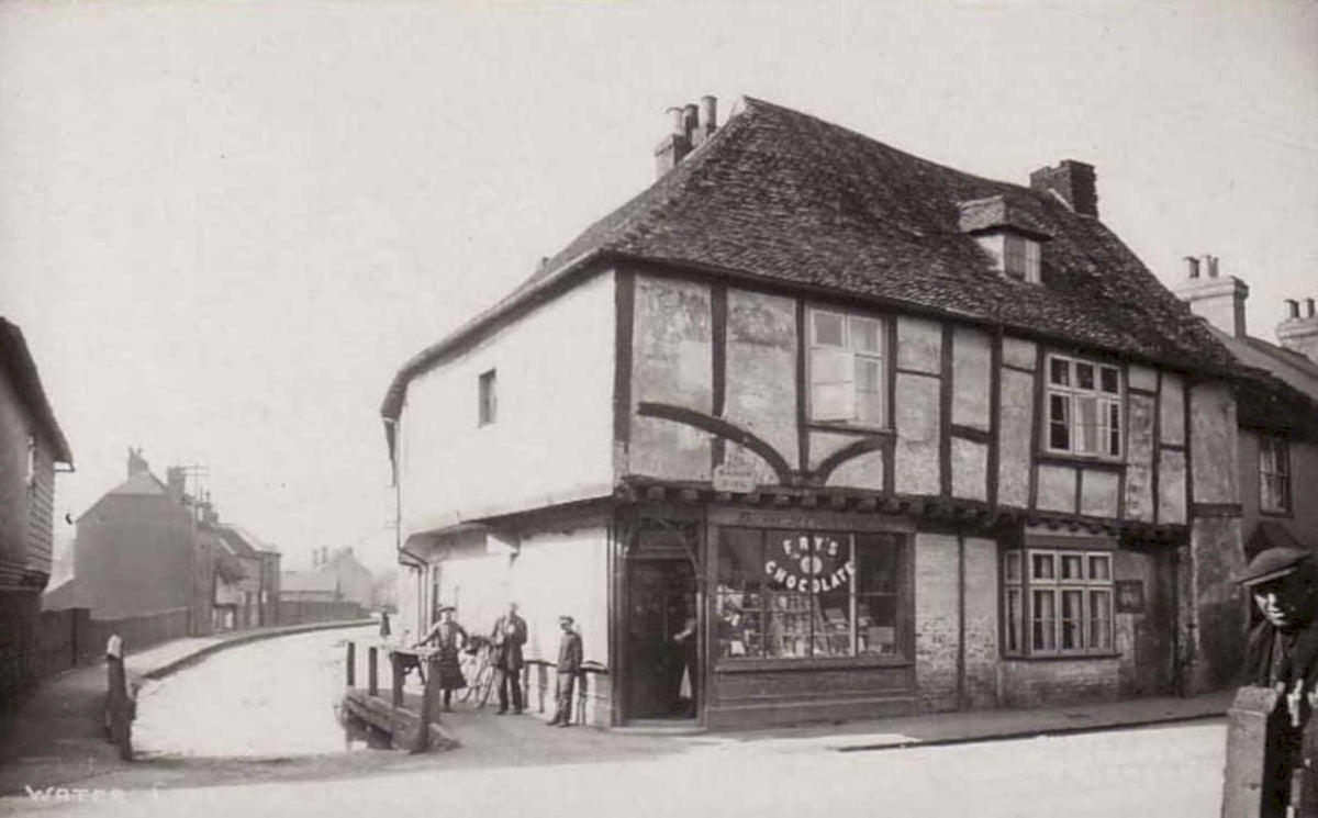 frays chocolate shopVintage 1880s 1900s A4 Photo Print