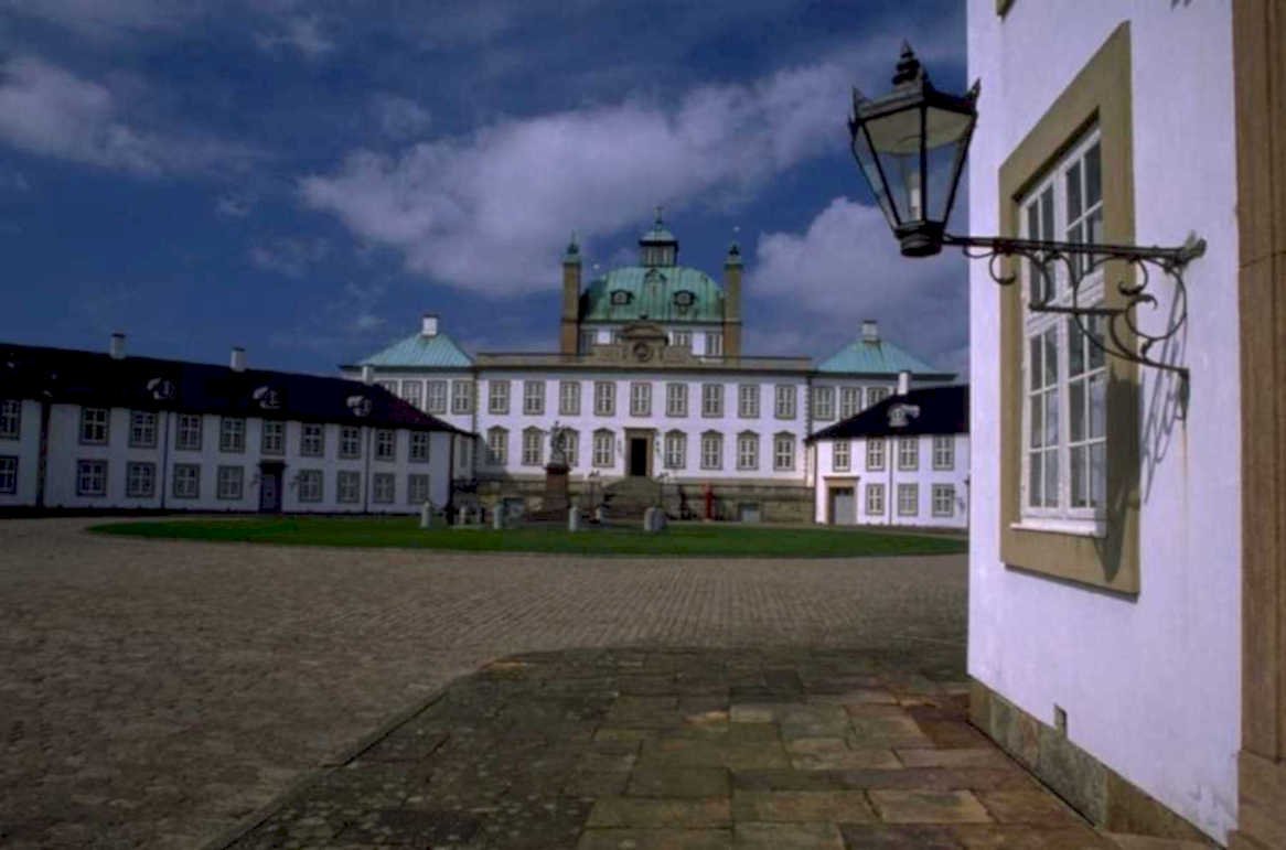 frederiksborg castle hillerod 1980s 1990s A4 Photo Print