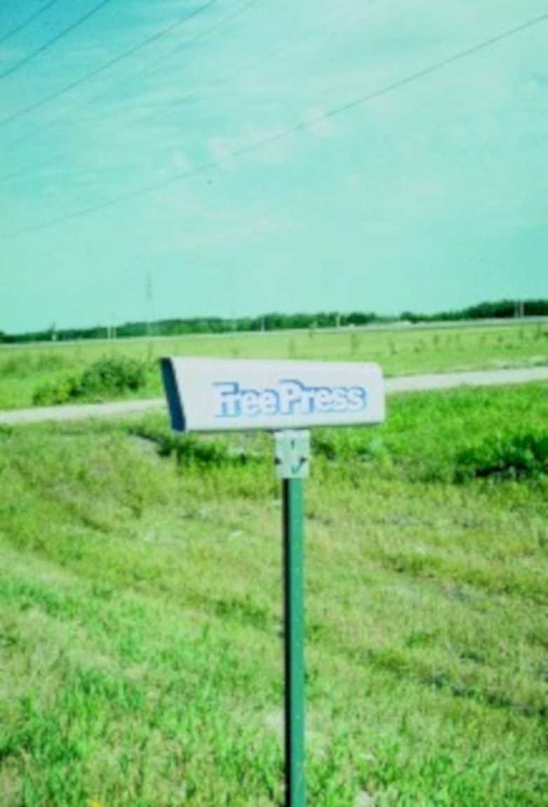freepress signage rural1980s 1990s A4 Photo Print