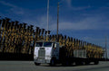 freight truck usps 1980s 1990s A4 Photo Print