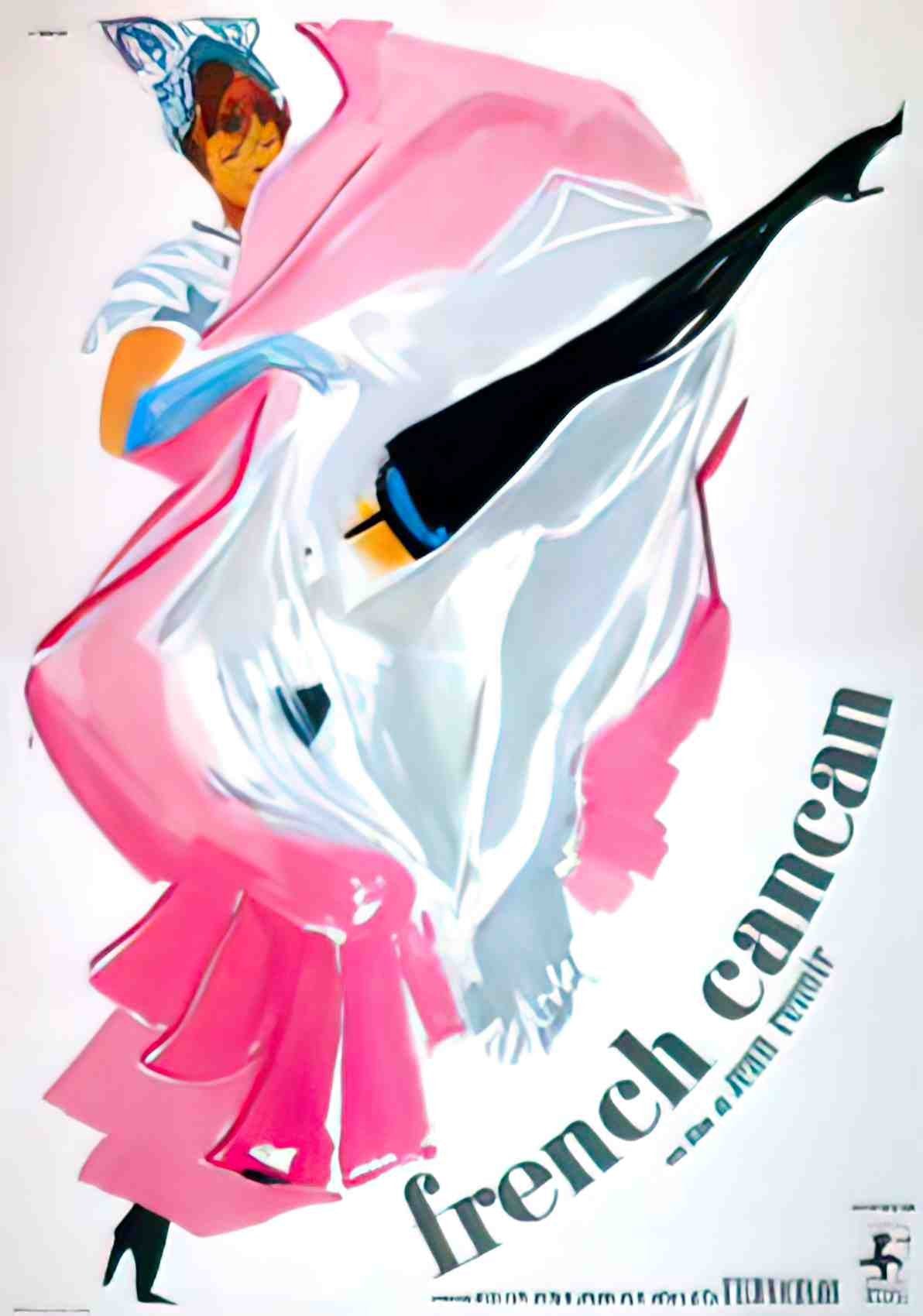 french cancan ital 8F Advert A4 Photo Print