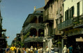 french quarter scene Vintage A4 Photo Print