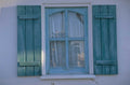 french window blue 1980s 1990s A4 Photo Print