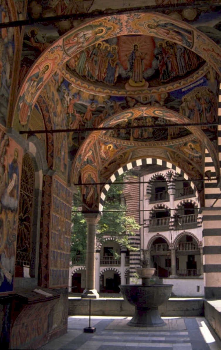 fresco monastery icons 1980s 1990s A4 Photo Print