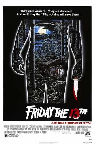 friday 13th 1  01 film star poster A4 Photo Print