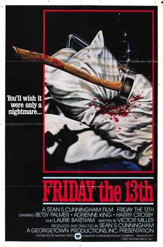 friday 13th 1  02 film star poster A4 Photo Print