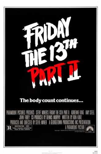 friday 13th 2  01 film star poster A4 Photo Print